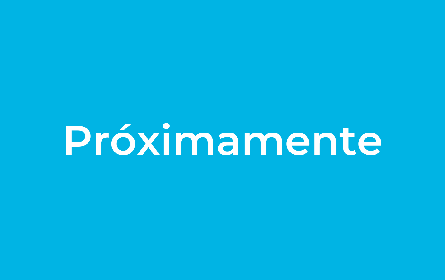 Próximamente